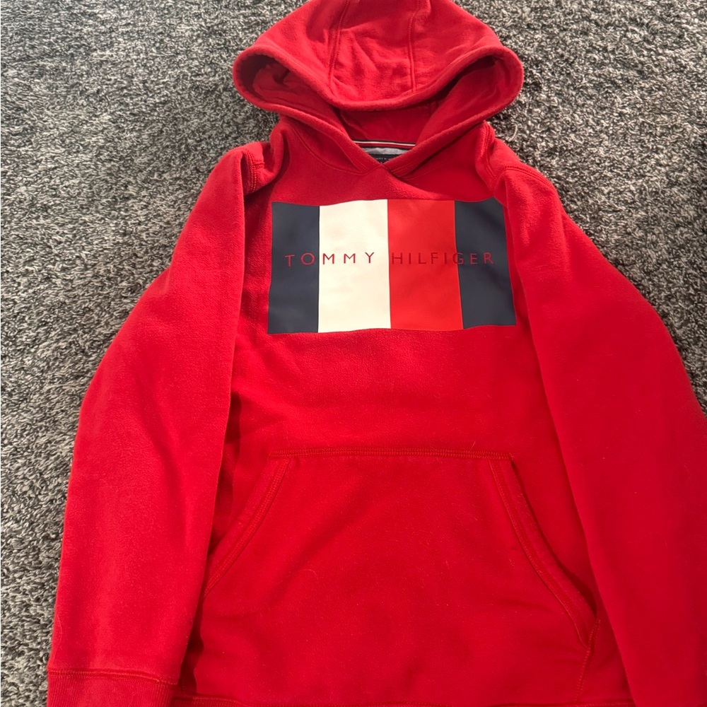 Tommy Hilfiger Red Hoodie